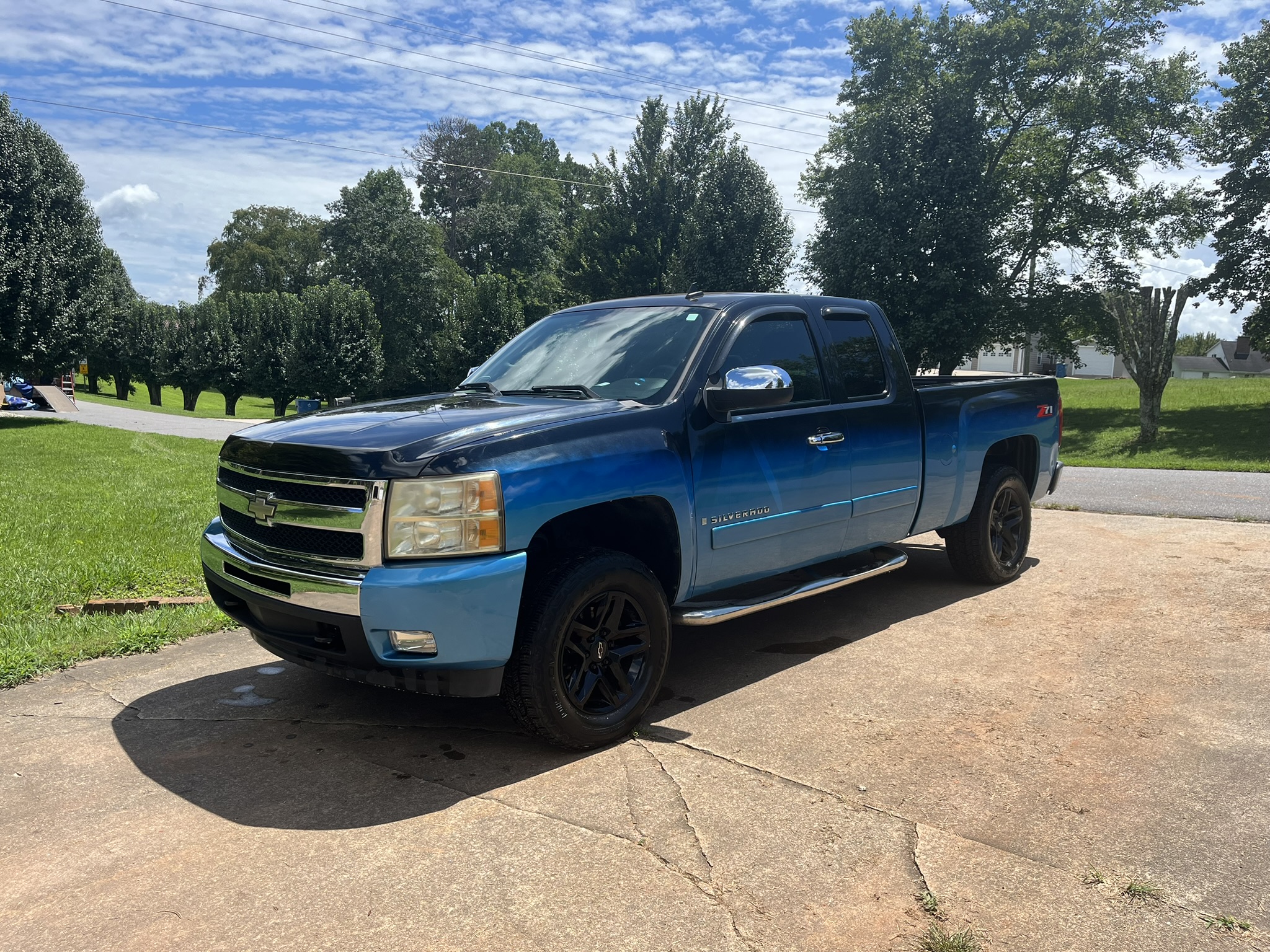 Blue Chevy Silverado - Full Exterior Detail